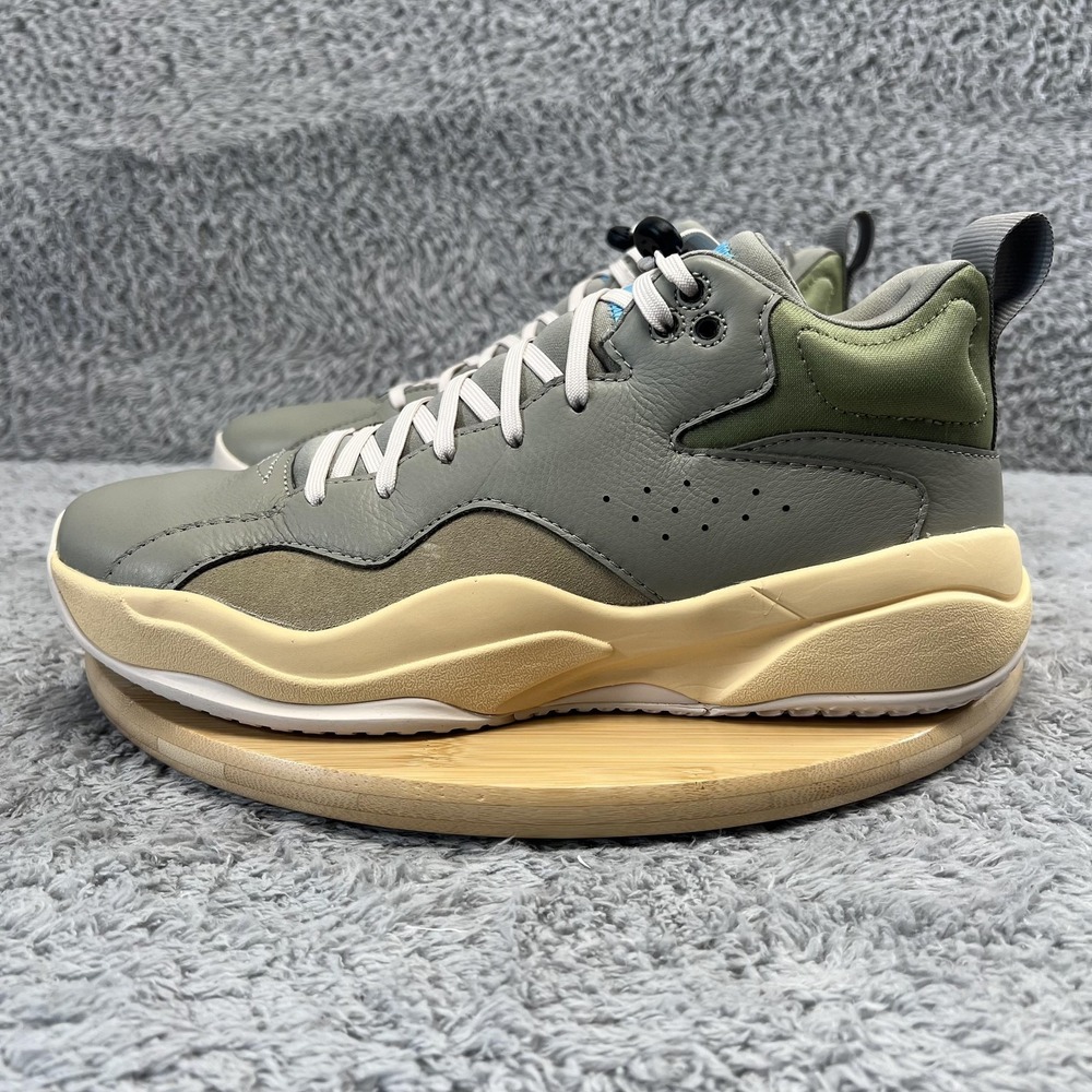 Brandblack Villain Shoes Mens Size 10.5 Gray Green Leather Sneakers M777BB New